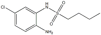 N-(2-amino-5-chlorophenyl)butane-1-sulfonamide Struktur