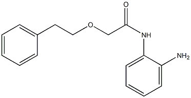N-(2-aminophenyl)-2-(2-phenylethoxy)acetamide Struktur