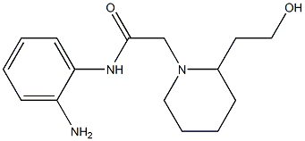 N-(2-aminophenyl)-2-[2-(2-hydroxyethyl)piperidin-1-yl]acetamide 结构式