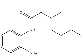 N-(2-aminophenyl)-2-[butyl(methyl)amino]propanamide Structure