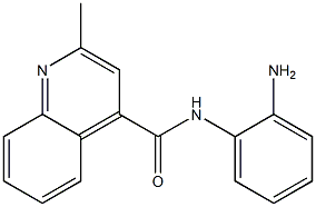 N-(2-aminophenyl)-2-methylquinoline-4-carboxamide 结构式