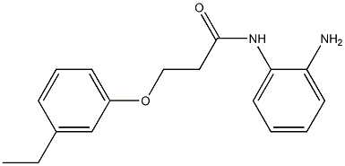 N-(2-aminophenyl)-3-(3-ethylphenoxy)propanamide Struktur