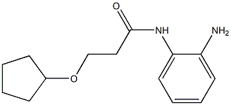 N-(2-aminophenyl)-3-(cyclopentyloxy)propanamide Structure