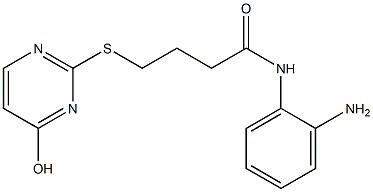 N-(2-aminophenyl)-4-[(4-hydroxypyrimidin-2-yl)sulfanyl]butanamide