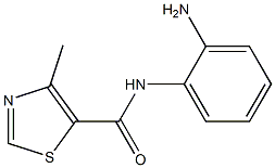 N-(2-aminophenyl)-4-methyl-1,3-thiazole-5-carboxamide Struktur