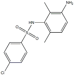 N-(3-amino-2,6-dimethylphenyl)-4-chlorobenzene-1-sulfonamide|