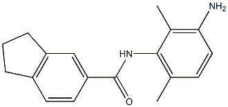 N-(3-amino-2,6-dimethylphenyl)indane-5-carboxamide Structure