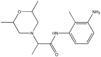 N-(3-amino-2-methylphenyl)-2-(2,6-dimethylmorpholin-4-yl)propanamide