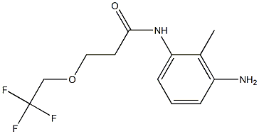 N-(3-amino-2-methylphenyl)-3-(2,2,2-trifluoroethoxy)propanamide