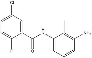 N-(3-amino-2-methylphenyl)-5-chloro-2-fluorobenzamide
