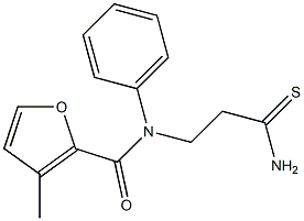 N-(3-amino-3-thioxopropyl)-3-methyl-N-phenyl-2-furamide
