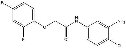 N-(3-amino-4-chlorophenyl)-2-(2,4-difluorophenoxy)acetamide Structure