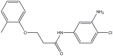 N-(3-amino-4-chlorophenyl)-3-(2-methylphenoxy)propanamide Structure