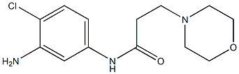 N-(3-amino-4-chlorophenyl)-3-morpholin-4-ylpropanamide