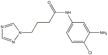 N-(3-amino-4-chlorophenyl)-4-(1H-1,2,4-triazol-1-yl)butanamide