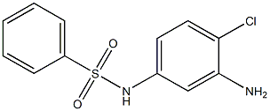 N-(3-amino-4-chlorophenyl)benzenesulfonamide Struktur