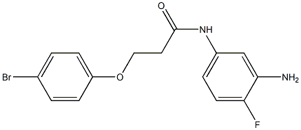N-(3-amino-4-fluorophenyl)-3-(4-bromophenoxy)propanamide