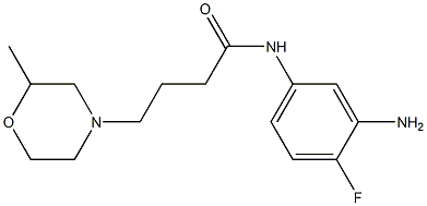 N-(3-amino-4-fluorophenyl)-4-(2-methylmorpholin-4-yl)butanamide