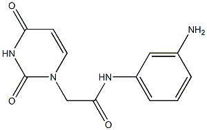 N-(3-aminophenyl)-2-(2,4-dioxo-1,2,3,4-tetrahydropyrimidin-1-yl)acetamide