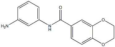 N-(3-aminophenyl)-2,3-dihydro-1,4-benzodioxine-6-carboxamide Structure