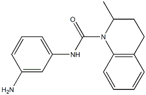N-(3-aminophenyl)-2-methyl-1,2,3,4-tetrahydroquinoline-1-carboxamide Struktur
