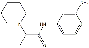 N-(3-aminophenyl)-2-piperidin-1-ylpropanamide