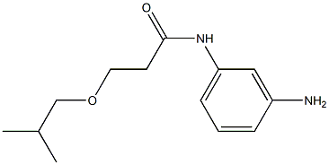 N-(3-aminophenyl)-3-(2-methylpropoxy)propanamide