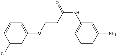 N-(3-aminophenyl)-3-(3-chlorophenoxy)propanamide