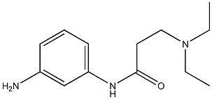 N-(3-aminophenyl)-3-(diethylamino)propanamide Struktur