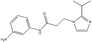 N-(3-aminophenyl)-3-[2-(propan-2-yl)-1H-imidazol-1-yl]propanamide|