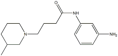 N-(3-aminophenyl)-4-(3-methylpiperidin-1-yl)butanamide Structure