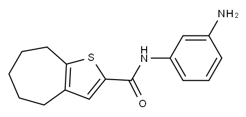 N-(3-aminophenyl)-4H,5H,6H,7H,8H-cyclohepta[b]thiophene-2-carboxamide