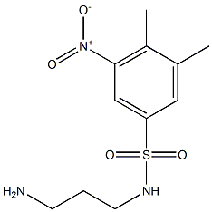 N-(3-aminopropyl)-3,4-dimethyl-5-nitrobenzene-1-sulfonamide