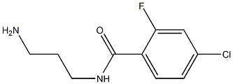 N-(3-aminopropyl)-4-chloro-2-fluorobenzamide
