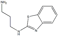 N-(3-aminopropyl)-N-1,3-benzothiazol-2-ylamine Structure
