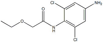 N-(4-amino-2,6-dichlorophenyl)-2-ethoxyacetamide 结构式
