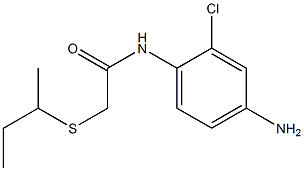 N-(4-amino-2-chlorophenyl)-2-(butan-2-ylsulfanyl)acetamide