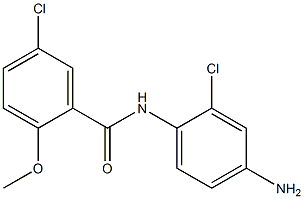 N-(4-amino-2-chlorophenyl)-5-chloro-2-methoxybenzamide Structure