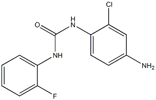 N-(4-amino-2-chlorophenyl)-N'-(2-fluorophenyl)urea Struktur