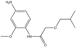 N-(4-amino-2-methoxyphenyl)-2-(2-methylpropoxy)acetamide Structure