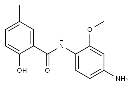 N-(4-amino-2-methoxyphenyl)-2-hydroxy-5-methylbenzamide Structure