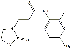 N-(4-amino-2-methoxyphenyl)-3-(2-oxo-1,3-oxazolidin-3-yl)propanamide