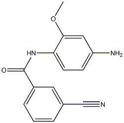 N-(4-amino-2-methoxyphenyl)-3-cyanobenzamide Structure