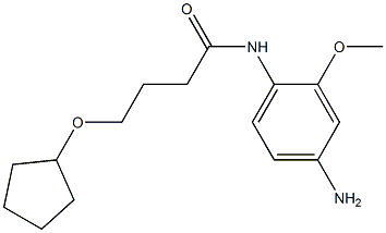 N-(4-amino-2-methoxyphenyl)-4-(cyclopentyloxy)butanamide