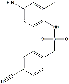 N-(4-amino-2-methylphenyl)-1-(4-cyanophenyl)methanesulfonamide