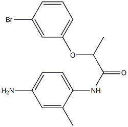 N-(4-amino-2-methylphenyl)-2-(3-bromophenoxy)propanamide Structure