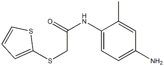 N-(4-amino-2-methylphenyl)-2-(thiophen-2-ylsulfanyl)acetamide