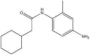 N-(4-amino-2-methylphenyl)-2-cyclohexylacetamide Structure