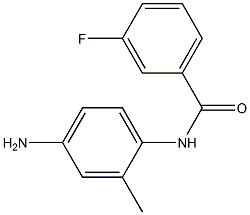 N-(4-amino-2-methylphenyl)-3-fluorobenzamide Struktur