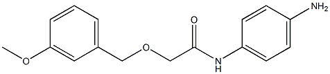 N-(4-aminophenyl)-2-[(3-methoxybenzyl)oxy]acetamide
